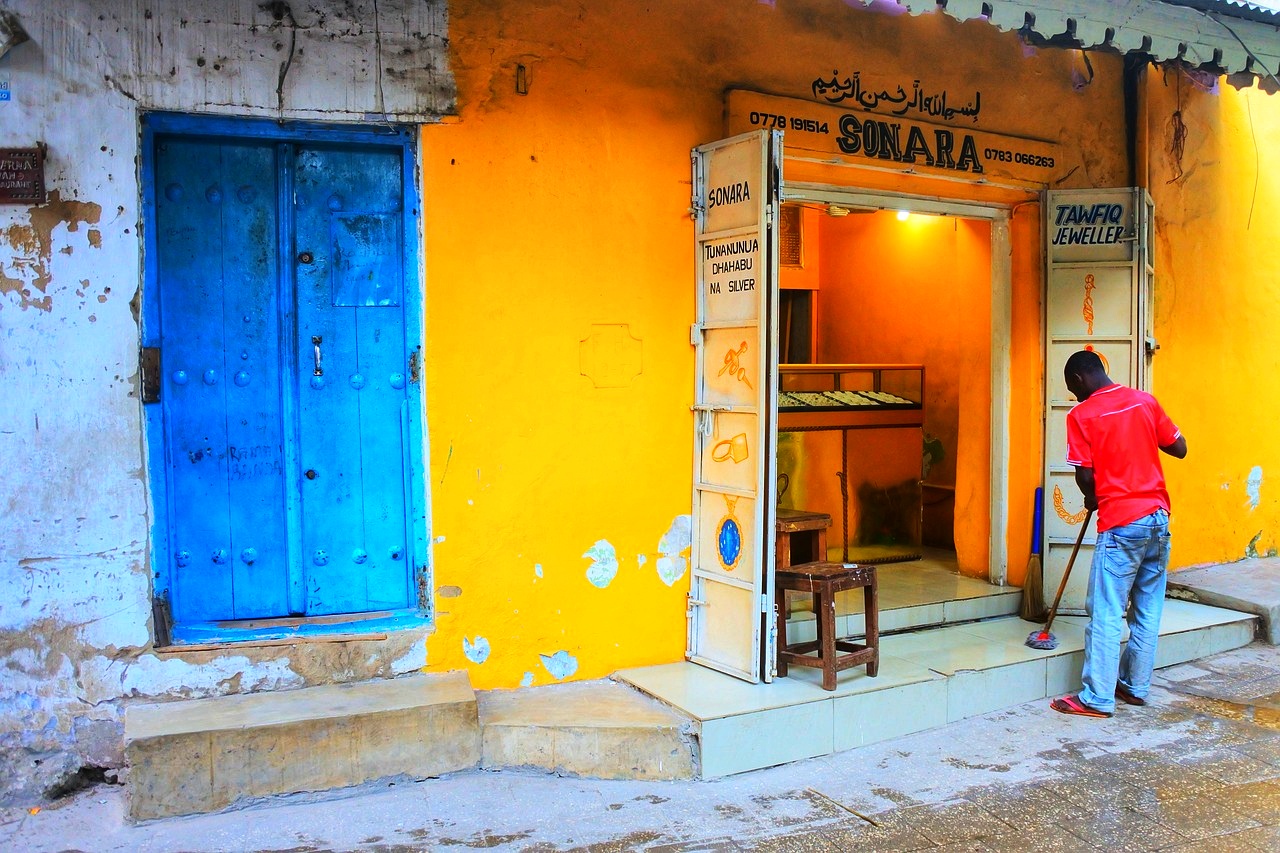 Zanzibar jewelry shop