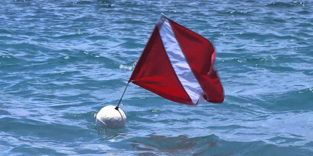 two types of diver down flags